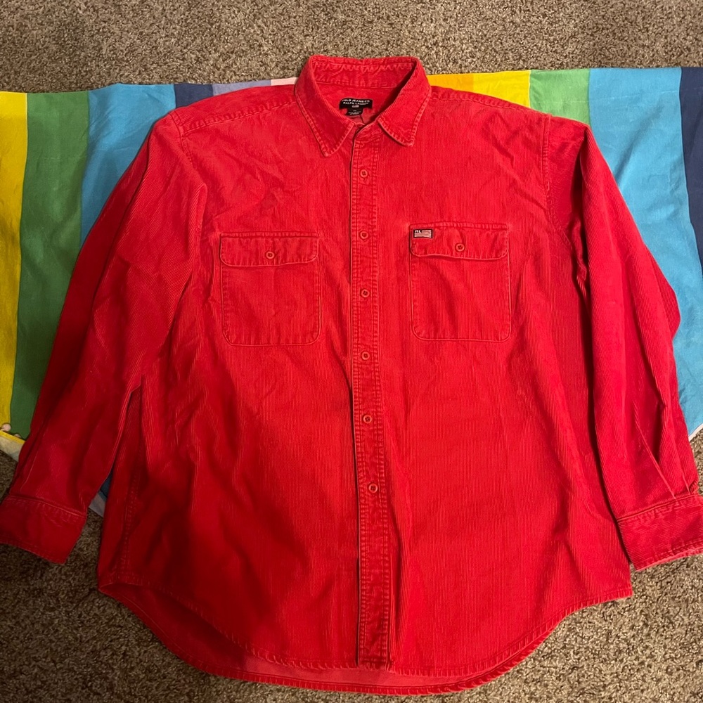 Men’s button down Polo shirt
